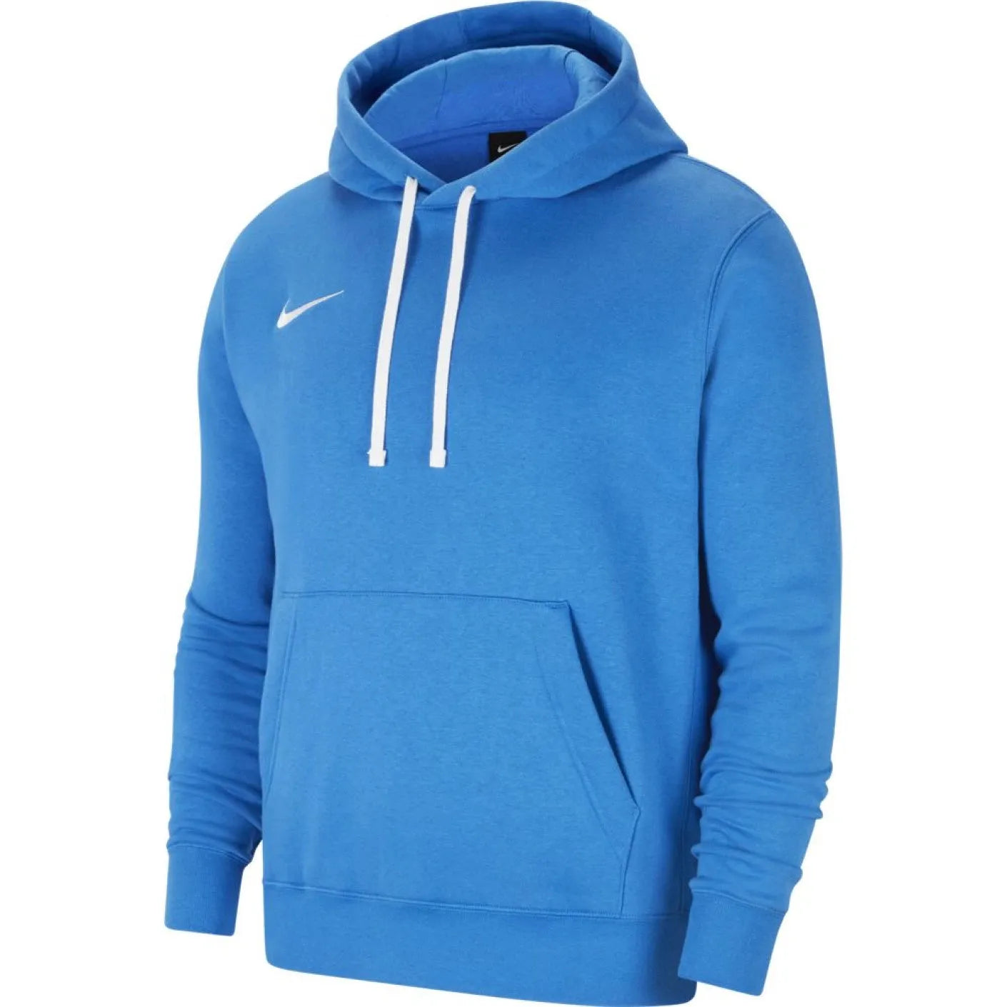 Nike Park 20 fleece hoodie royal blue flat front view