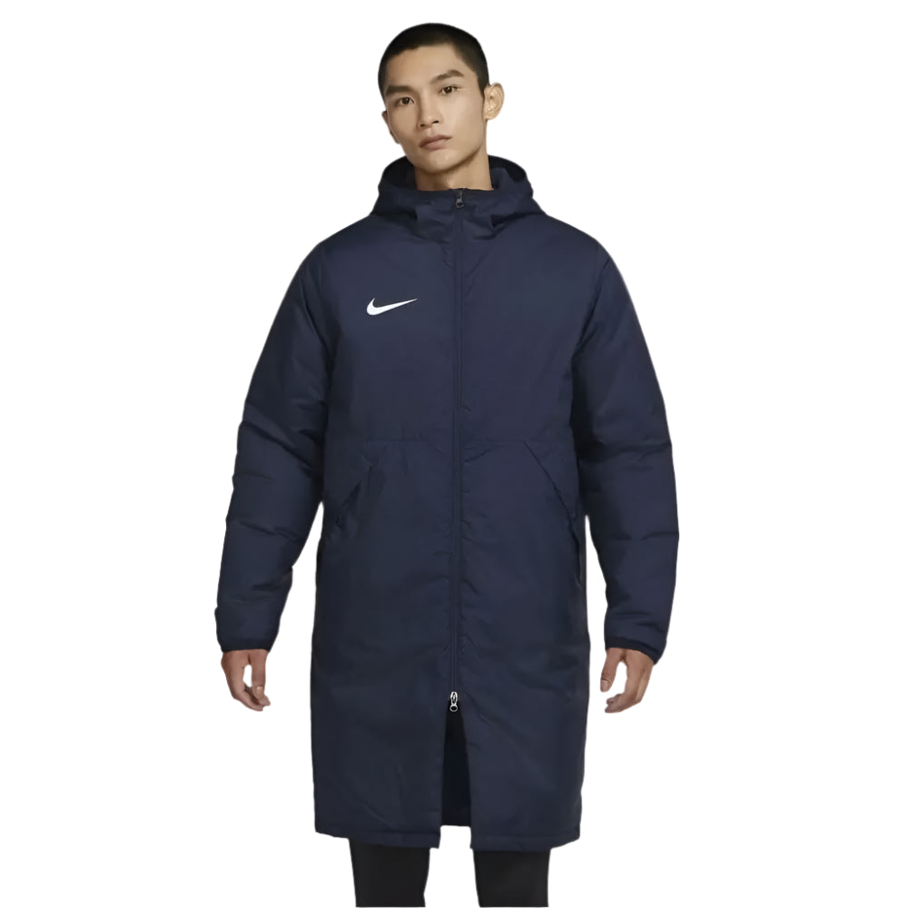 Nike Navy Stadium Jacket CW6156-451 – front view on male model, Empulse™