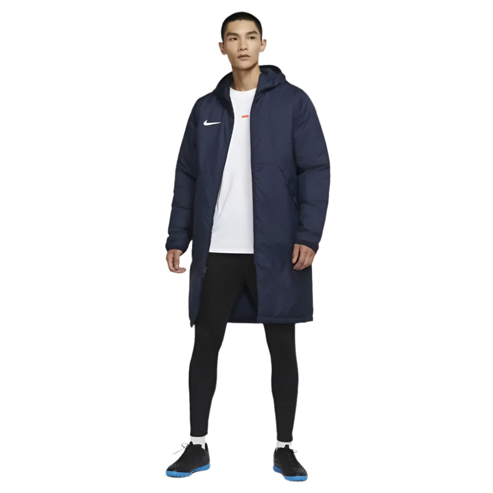 Nike Navy Stadium Jacket CW6156-451 – full-length pose with hands in pockets, Empulse™