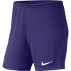 Nike Women's Park III Shorts purple, front flat product view