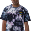 Empulse Oversized Tie-Dye T-Shirt Monash style, back product view