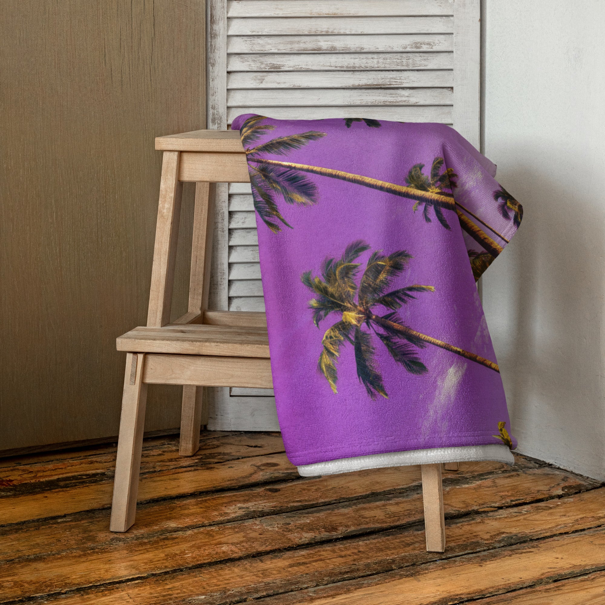 Beach Towel - Palms Purple - Empulse