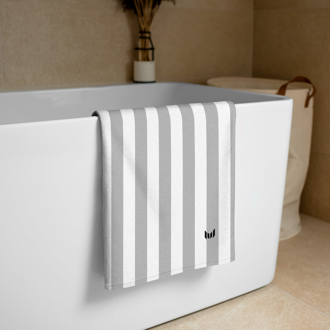 Beach Towel - Grey/White - Empulse