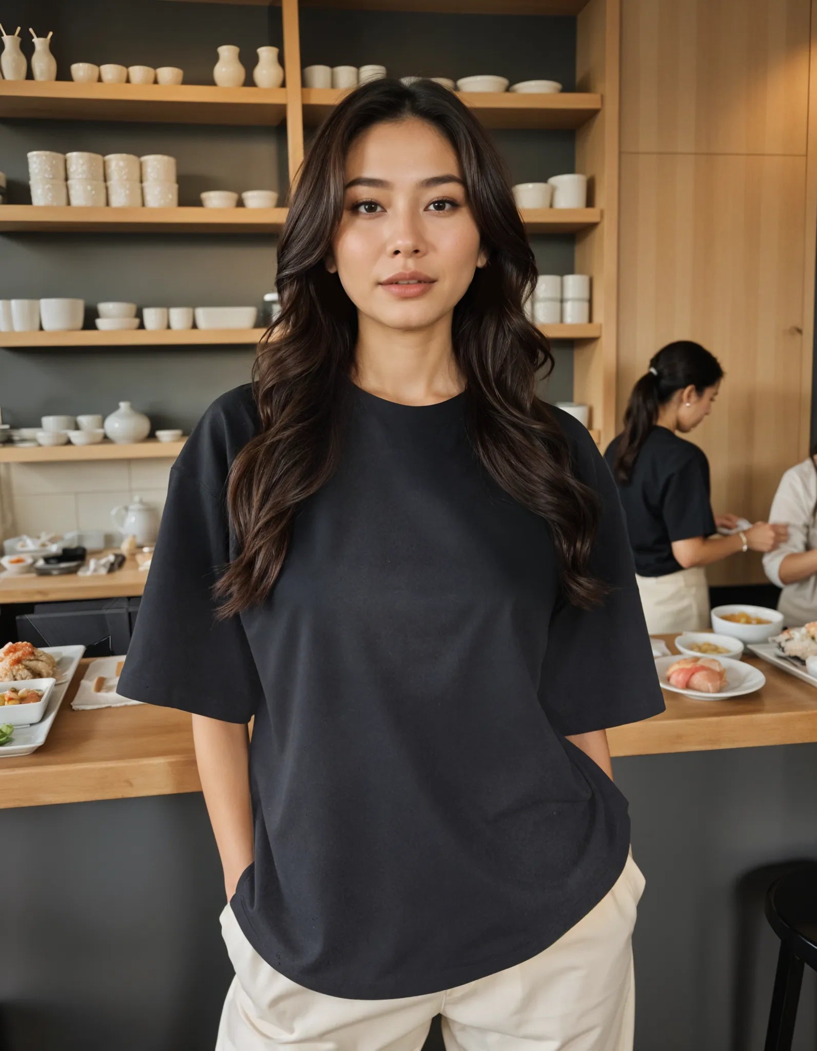 Sunfade T-shirt – Black | 100% Cotton Washed Oversized Tee