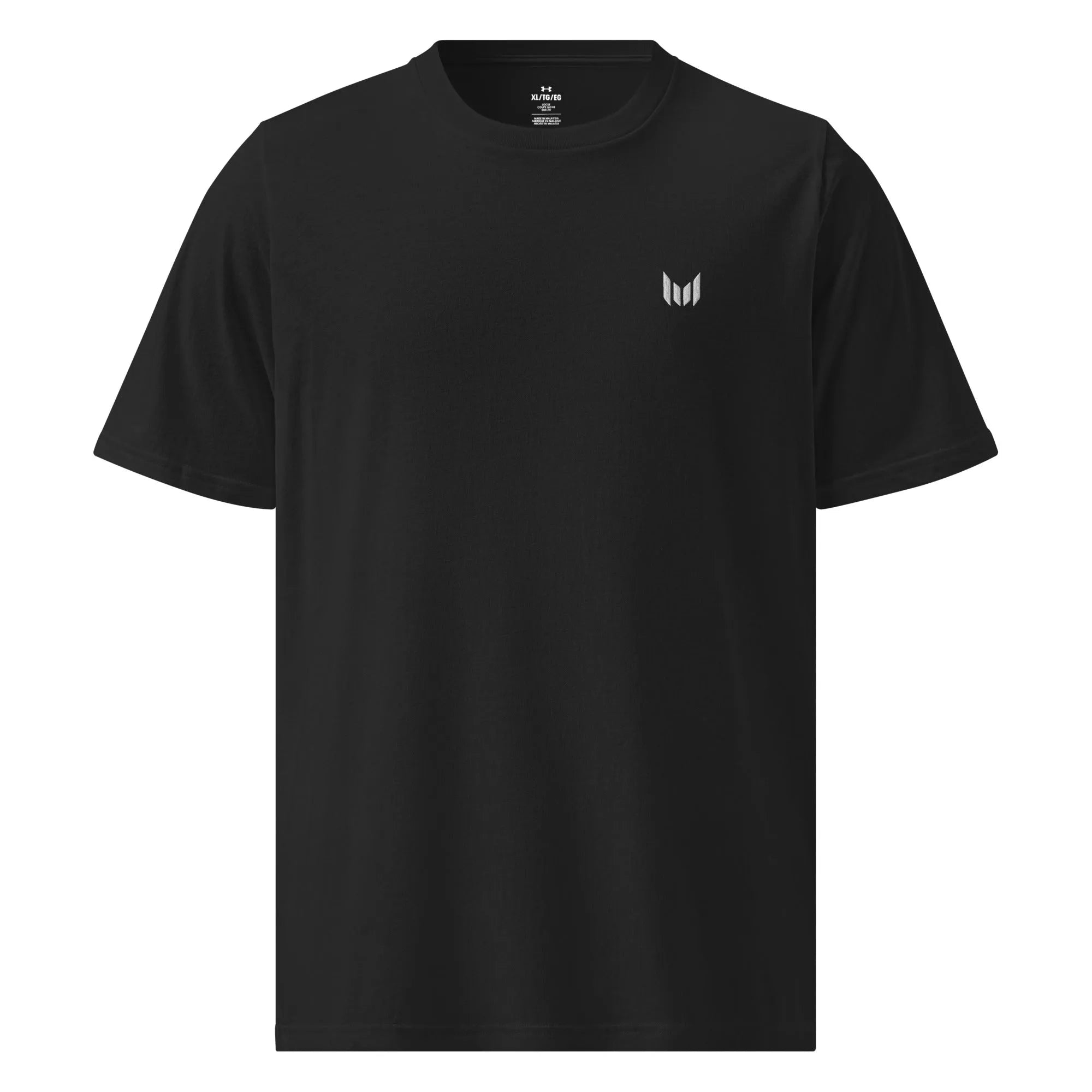 Under Armour black athletic t-shirt, front view