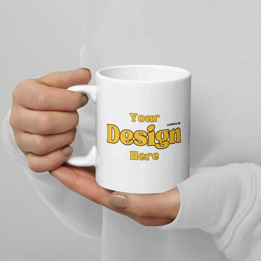 White Glossy Ceramic Mug - Empulse Sports