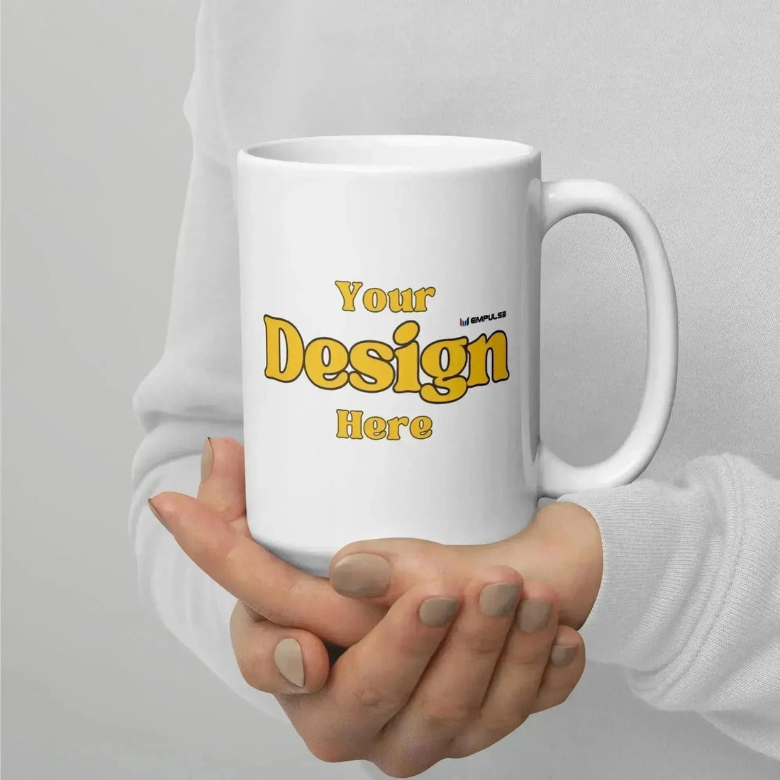 White Glossy Ceramic Mug - Empulse Sports