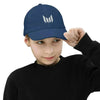 Empulse Youth Baseball Cap, royal front view